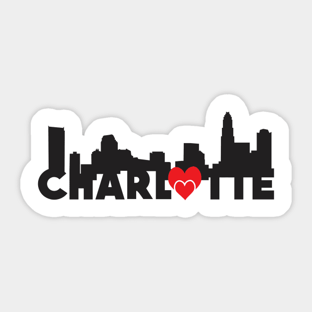 Charlotte Purpose Shirt Sticker by CuLTure Clothing 